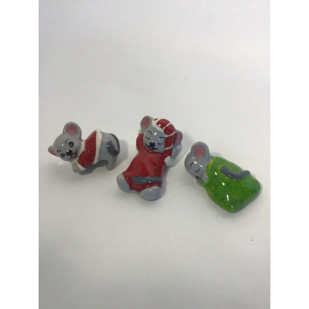 Ceramic Christmas Mice